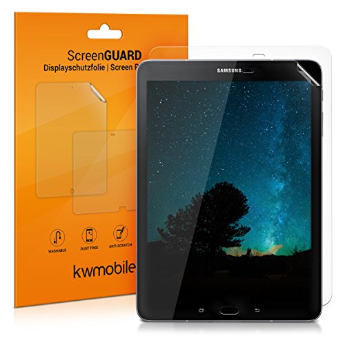 2x kwmobile Folie für Samsung Galaxy Tab S3 9.7 T820 / T825 - klare Tablet Displayschutzfolie Crystal Clear Displayschutz kristallklar Displayfolie Schutzfolie