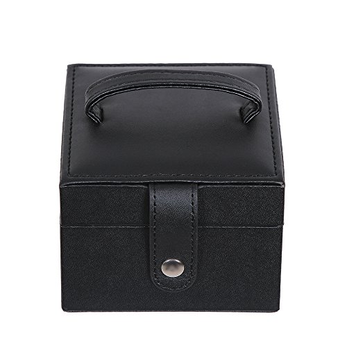 Songmics XXL Schmuckkästchen abschließbar mit spiegel Schublade und Mini-Box 5 Schichten mit 5 Schubladen Schwarz JBC05B - 4