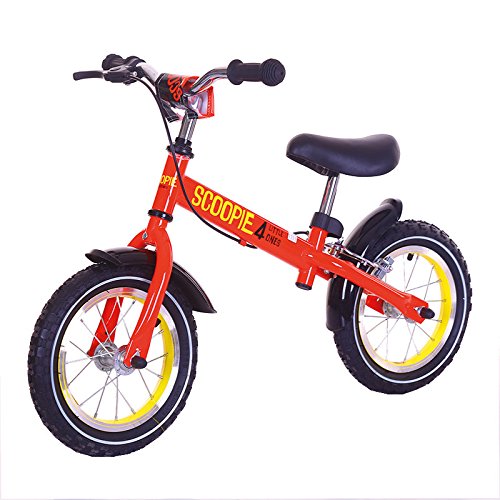 Preisvergleich Produktbild Baby-Plus Scoopie 4 Little Ones Laufrad 2016 rot / gelb