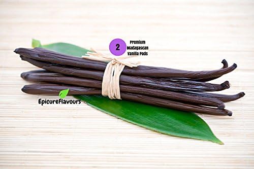 Premium Genuine Madagascan Vanilla Pods (Vanilla Beans) Free UK Shipping (2 Pods)