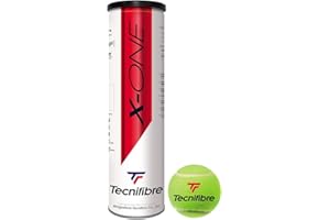 Tecnifibre X-One - Palline da tennis, 4 palline, approvate ITF FFT FIT