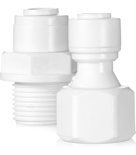 John Guest Push-In Fitting Adapter (3/8" SS X 1/4" Barb - Foto 9