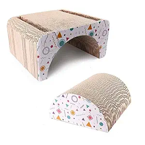 Emily Pets Jumping Platform wear Corrugated Paper Multi-Function Combination Creative DIY cat Scratch Board