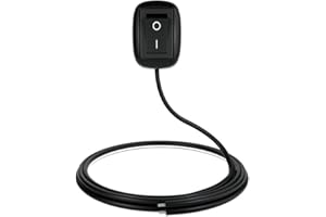 BAITHNA Car DIY Switches Water Drop Shape Button Switches OFF/ON DC 12V For Fog Lights DRL LED Light Bar (19.6 inches)