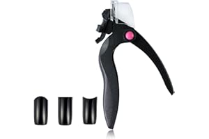 ‎USMLICER Nagelknipser aus Acryl, professionell, verstellbar, aus Edelstahl und 1 Kapselschneider, Nagelzange, Gel, Nagelhautentferner, künstliche Nägel, Guillotine, Kapsel