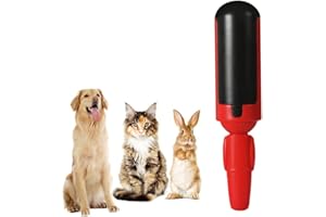 Zemolo Fusselrolle Tierhaare, Wiederverwendbare Fusselrolle Tierhaarentferner für Sofa, Bett, Teppich, Kratzbaum, Fusselbürste für Tierhaare Katzenhaarentferner/Hundehaare Entfernen