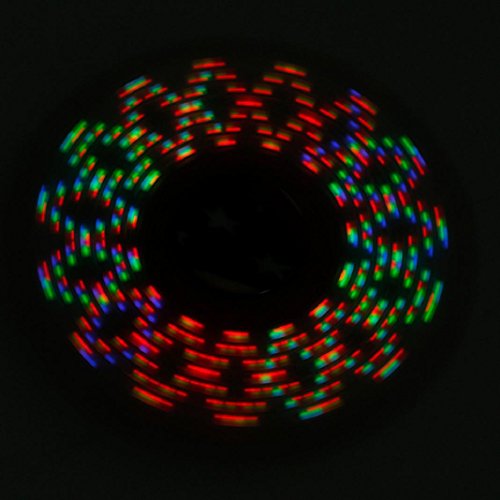 Hand Spinner 32 Muster LED Fidget Hand Spinner Torqbar Finger Gyro Spielzeug EDC Focus Gyro Spielzeug Geschenk für Kinder / Erwachsene (G) - 4
