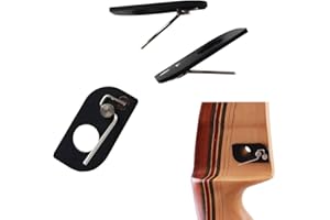 ZZYB 3pcs Tiro al Arco Resto de Flecha Arco Recurvo Resto Aluminio de la Flecha Autoadhesiv Magnetico Reposaflechas para Arco Recurvo Accesorio