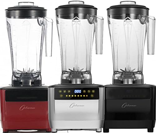 Optimum G2.3 Platinum Series Induction Blender - The quietest high Speed Blender with Breakthrough brushless Induction Motor Technology, 2 jugs and Life time Motor Warranty
