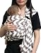 Vlokup Wrap Original 100% Cotton Adjustable Baby Carrier Infant Lightly Padded Ring Sling Gray Wave