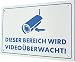 Produktbild SCHWAIGER -HSCHILD- Warnschild fürs Haus / Einbruchschutz / witterungsbeständig / Videoüberwachung