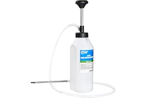 SMOTIVEPRO 1 Liter Multi-Purpose Oil Pump, Hand Fluid Transfer Pump for Engine Oil, Transmission, Brake Fluid, and Gearbox Oil, Precision Fluid Dispensing in Tight Spaces