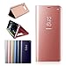 Produktbild AURSEN Samsung Galaxy S8 Spiegel Schutzhülle Flip Handy Case Tasche mit Standfunktion für Samsung Galaxy S8 Rosa Gold