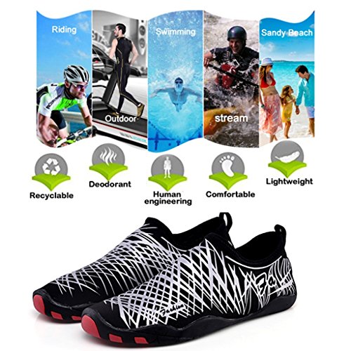 SITAILE Damen Herren Kinder Atmungsaktiv Wassersport Schuhe Aquaschuhe Wasserschuhe Schwimmschuhe für Familienaktivitäten im Freien - 6