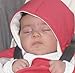 Wallaboo Baby Blanket Coco - For Car seat and Travel - 100% Pure Cotton - 90 X70 cm - For Babies from Newborn - Red