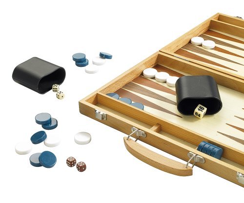 Preisvergleich Produktbild 15" Wooden Backgammon Set by Gibsons