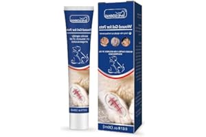 NURCIX Bandage Imperméable pour Chien Compagnie Égratignures Pansement Récupération des Coupures Mineures Gel Soin des Plaies pour Animaux Compagnie pour Chats Chiens Gel Apaisant pour Plaies
