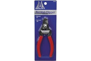 Millers Forge Steel Pet Nail Clipper 743C with Safety Stop Bar Small Medium Dog,5 inch (12,7 cm) Long
