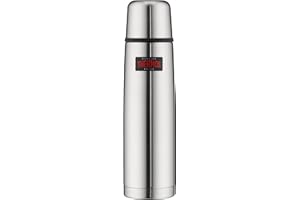 Thermos - 185234 - Light & Compact - Bouteille Isotherme - 1 L - Acier Inoxydable