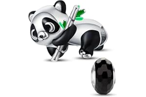 HappyStar Breloque en argent sterling 925 pour bracelets et colliers Pandora - Cadeau de fête des mères pour femme (avec une breloque intercalaire)