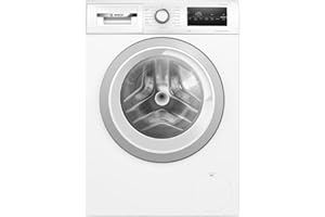 Bosch WAN28259GB Series 4, Washing Machine 9kg, Quiet Wash Cycle, Iron Steam Assist, Hygienic washing, Speed Programme, Night Wash Option, Reload Function, 1400 rpm, Frontloader Fullsize, White