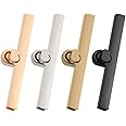 Azonee Turn Lock Clasp, Purse Long Twist Lock, Clutches Alloy Closure Clasp Fastener, Bag Replacement Hardware Clip Buckle for DIY Bag Handbag Leathercraft Projects (Light Gold, Silver, Black, Bronze)