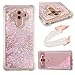 Produktbild Huawei Mate 10 Pro Hülle Flüssig,Huawei Mate 10 Pro Hülle Glitzer, LuckyW TPU Silikon Herz Stern Handyhülle für Huawei Mate 10 Pro 3D Bling Glitter Glitzer Flowing Fließend Liquid Flüssig Shinny Moving Star Floating Trend Schwimmend Treibend Stern Quicksand Sparkle Crystal Kristall Tasche Flexible Kratzer Stoßfest Scratch-Resistant Shockproof Etui Bumper Case Cover - Rosa Stern