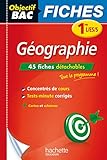 Objectif Bac Fiches Détachables Geographie 1ère L/Es/S