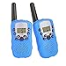 Produktbild 2 X Funkgerät Walkie Talkie Handfunkgerät von Outry, 3KM Reichweite 8 Kanäle VOX Taschenlampe lange Standby Scan Funktion Batteriestatusanzeige Gürtelclip mit LCD Display Stabil und Praktische Walki Talki für Kinder Blau