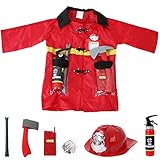 Compuesto por el uso del casco chaqueta, hacha fuego, radio, palanca, marca y extintor de incendios con función de rociado