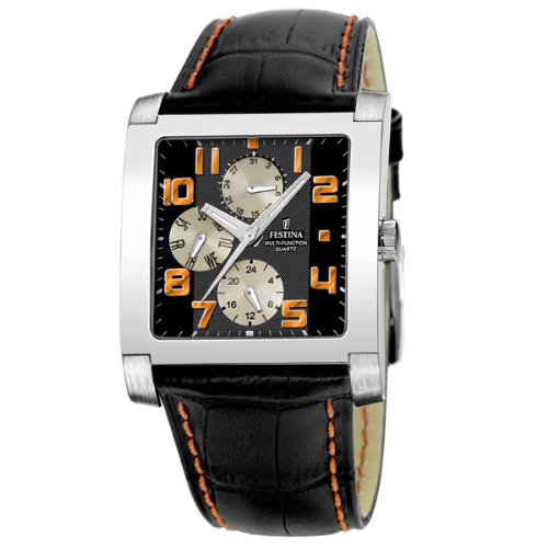 Festina Herren-Armbanduhr Sport Multifunktion Analog Quarz Leder F16235/9 Festina Herren-Armbanduhr Sport Multifunktion Analog Quarz Leder F16235/9
