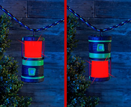 Lunartec 3in1-LED-Akku-Campinglaterne mit Deckenlicht und Powerbank, 3.600 mAh - 8