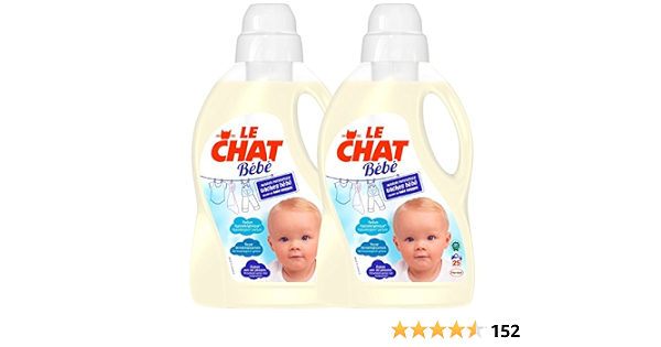 Le Chat Bebe Laundry Detergent Liquid 50 Washes 1 5 L Pack Of 2 Amazon Co Uk Grocery