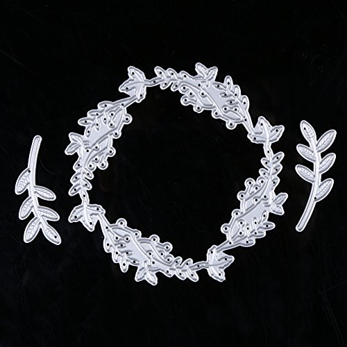 Amazingdeal365 Blumenring Form Schablonen Schneiden DIY Dekor Sammelalbum Karten Buchzeichen Lesezeichen als Geschenk für Freunde Geburtstag Kinder,Kindergarten Hobby Schule Handarbeit Unterricht usw. Ein tolles Geschenk! - 4