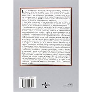Manual básico del derecho turístico / Basic Manual of Tourism Law