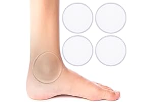 EDWERD Disque de gel de cheville, coussin de protection des os du pied pour les picotements au talon, bursite, soulagement de la douleur dans les pieds de hockey sur glace, 4 pièces