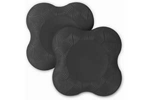 DYOUEN Lot de 2 genouillères de yoga antidérapantes pour protéger les genoux, les coudes, les poignets