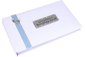 Metal Planet Ltd Grandma's Boasting Book (Photo Album) holding 40 6x4 inch photos - Blue Ribbon