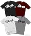 Produktbild Mens New Blink 182 T-SHIRT Text Punk Rock Logo (Small, Grey)