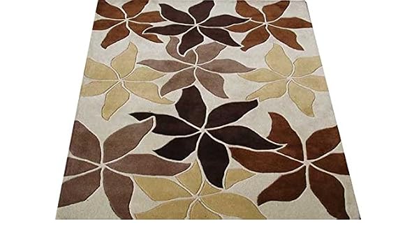 Blackknight Indian New Hand Tufted Modern Wool Carpet Area Rug