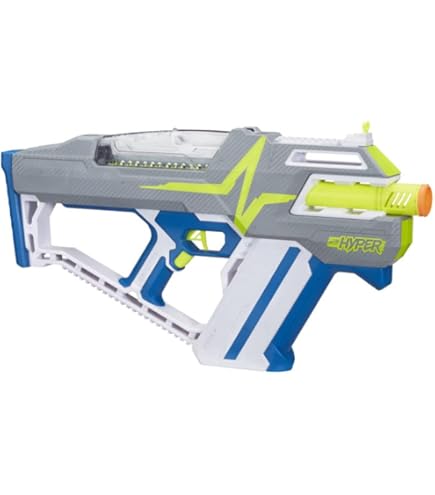NERF Hyper Mach-100 Fully Motorized Blaster, 80 Hyper Rounds