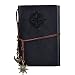 Produktbild Voguecase Reisetagebuch, Retro Vintage Piraten Anker PU-Abdeckung Reisetagebuch Lose-Blatt-Notebook, Anker Ringbucheinlagen Zeichenfolge gebunden leeren Notebook(Schwarz)