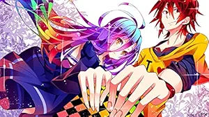 Poster Bubble No Game No Life Anime Girls Anime Boys Matte Finish Paper Poster Print (Multicolor) PB-7091