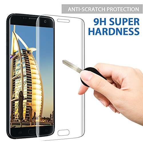 Galaxy S7 Displayschutz, Samione 3D Full Coverage Screen Protector Galaxy S7 Displayschutz Schutzfolie Panzerglas Tempered Glass Hartglas für Samsung Galaxy S7 – Transparente(1 Pack) - 4