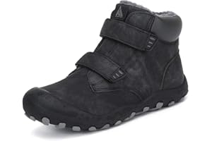 Mishansha Kinder Winterschuhe Gefüttert Winterstiefel für Jungen Mädchen Gr.24-38