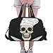Produktbild Reopx Cartoon schädel Toque Messer große Yoga Gym Totes Fitness handtaschen reisetaschen Schultergurt Schuh Tasche für übung Sport gepäck für mädchen männer Frauen im freien
