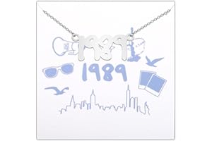 FOTAP Singer Inspired Necklace with Card Album Gift for Singer Fans Music Lovers Gift Singer Song Gift Music Jewelry