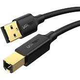 Ugreen USB den USB-B ye Yazıcı Tarayıcı Kablosu, 1 Metre