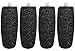 AminoriTM 4 Pack of Velvet Smooth Replacement Refill Rollers Compatible with Scholl Velvet Smooth Pedi Electric Hard Skin Remover for Manicure Pedicure