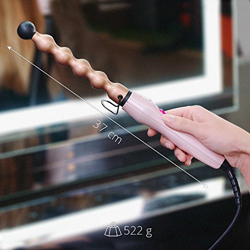 Lee Stafford CoCo LoCo Wonderball – Keramik-Lockenstab – für zerzaustes Haar oder wilde Locken – Stab in Salonqualität- EU Plug - 5